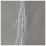 Κλαδι Κρεμαστο, με Glitter, Ασημι, 160cm