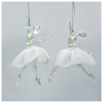 Νεραιδα Ακρυλικη Λευκη, 2 Σχεδια, 11x2x15cm