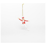 Στολιδι Καρυοθραυστης, Πολυρεζιν, Κοκκινο, 4,5x2,5x12cm