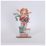 Ξυλινο Διακοσμητικο με Ξωτικο, 4.5x17x27.5cm