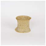 Κορδελα Σπιραλ, Χρυση, Πλουμιστη, 500x12cm