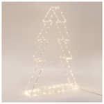 Ακρυλικο Δεντρο, 3,5v Μετασχηματιστη, 80 Θερμα Λευκα Led, Προεκταση Παροχης 5m, 31x6,5x39cm, Ip44