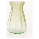 Γυαλινο Βαζο, ματ Πρασινο, 9,5x11,5x18cm