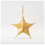 Αστερι Υφασματινο, Χρυσο Ιριδιζον, 40cm