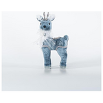 Βελουδινο Ταρανδακι, Μπλε, Αριστερο, 12x23cm