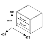 Σετ Κρεβατοκάμαρας Olympus Castillo Toro με Κρεβάτι 160x200εκ σετ 3τεμ