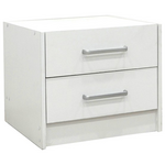 Σετ Κρεβατοκάμαρας Olympus White με Κρεβάτι 140x200εκ σετ 3τεμ