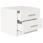 Σετ Κρεβατοκάμαρας Olympus White με Κρεβάτι 140x200εκ σετ 3τεμ