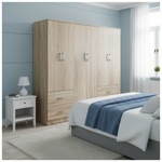 Ντουλάπα Εξάφυλλη Lego Pakoworld Sonoma 200.5x42x180εκ