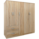 Ντουλάπα Πεντάφυλλη Lego i Pakoworld Sonoma 170x42x180εκ