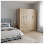 Ντουλάπα Πεντάφυλλη Lego i Pakoworld Sonoma 170x42x180εκ