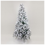 Δεντρο Ελατο Χιονισμενο με Κουκουναρια, Ρεικιαβικ, 210cm