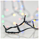 Σειρα, 280 led 3mm, 31v Μετασχηματιστη, Προγραμμα, 4 Επεκτασεις εωσ 5 Σετ, Πρασινο pvc Καλωδιο, Χρωματιστο Led,  ana 7,5cm, (Χωρις Μετασχηματιστη, Xωρις Προεκταση Παροχησ), Ιρ44