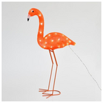 Ακρυλικο Φλαμινγκο,48 Λευκα Led, 28x14x65cm, Ip44