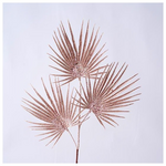 Κλαδι Φοινικα, Τριπλο, με Πετρες, Ροζ, 90cm