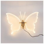 Πεταλουδα Φωτιζομενη 60cm, 12v Μετασχηματιστη, 120 Led/m, Θερμο Λευκο Led, Προεκταση Παροχης 3m, Ip44