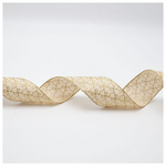 Κορδελα Μπεζ με Σαμπανι Φιογκακια, 914x6.3cm