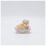 Στολιδι Πολυρεζιν, Σκυλακι σε Καναπε, παλ Χρωμα, 7x5.5cm