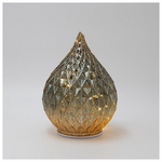 Φωτιζομενο Δακρυ, Σαμπανι, Περιστρεφομενο, 15x15x20cm