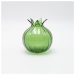 Γυαλινο Ροδι, Διαφανο Πρασινο, 9.8cm