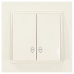 Διακοπτης a/r-k/r Μπεζ