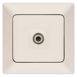 Πριζα tv f Connector Μπεζ