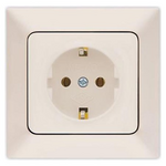 Πριζα Σουκο 16a Μπεζ