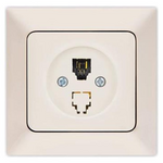 Πριζα Τηλεφωνου Monh rj 11 Μπεζ