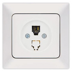 Πριζα Τηλεφωνου Monh rj 11 Λευκη