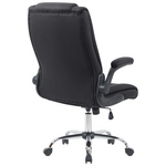 Καρέκλα Γραφείου Διευθυντη Kesla Pakoworld pes Μαύρo 65x65x113-121εκ