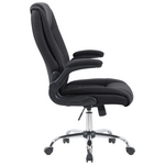 Καρέκλα Γραφείου Διευθυντη Kesla Pakoworld pes Μαύρo 65x65x113-121εκ