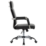 Καρέκλα Γραφείου Διευθυντη Mavel Pakoworld pu Μαύρo 55x62x100-110εκ