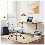 Καρέκλα Γραφείου Διευθυντη Mavel Pakoworld pu Λευκό 55x62x100-110εκ