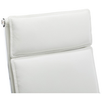 Καρέκλα Γραφείου Διευθυντη Mavel Pakoworld pu Λευκό 55x62x100-110εκ