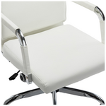 Καρέκλα Γραφείου Διευθυντη Mavel Pakoworld pu Λευκό 55x62x100-110εκ