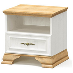 Σετ Κρεβατοκάμαρας Jaden με Κρεβάτι oak -Λευκό 160x200εκ σετ 4τεμ