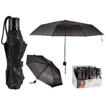 Rain umbrella foldable black