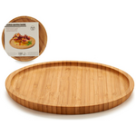 Bamboo Small Round Appetizer Table