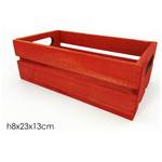 Christmas red crate 23x13x8cm