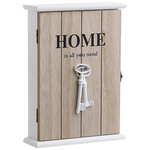 WOODEN KEY HOLDER NATURAL/WHIT CLICK 6-70-151-0068