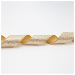 Κορδελα, Χρυση, με Glitter, 6.30cm, 10m