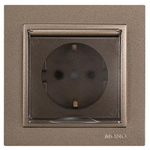 Πριζα Σουκο Καπακι 16a Light Fume