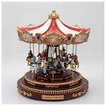 Φαντασμαγορικο Καρουζελ, με Φως, Μουσικη και Κινηση, με Μετασχηματιστη, 30x30x33.3cm