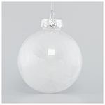 Μπαλα Πλαστικη Pet, Λευκη, με εφε Μεταξιου, σετ 6τμχ, 8cm