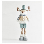 Αντρας Ταρανδος, με Γαλαζια  Ρουχα, 23x17x79cm