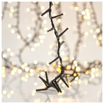 Πυκνη Σειρα, 800 led 3mm, 31v, Επεκταση ωσ 2, με Μετασχηματιστη, Προεκταση Παροχης 300cm, Πρασινο Καλωδιο, Θερμο Λευκο Led,ana 2cm,ιρ44