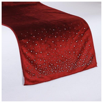 Ρανερ, Μπορντο Βελουδο με με Στρας, 40x140cm