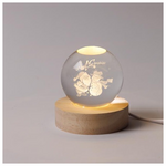 Φωτιζομενη Μπαλα 6cm, Χριστουγεννιατικη Σχεδιο, Χιονανθρωπος με Αγιο Βασιλη, Usb, 6 Θερμα Λευκα smd Led, Bαση 7cm, Προεκταση Παροχης 70cm, Ip20