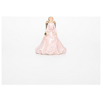 Διακοσμητικο Πολυρεζιν, Αγγελος, Ροζ, 9,5x9,5x11,5cm