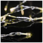 Σειρα, 20 led 5mm, Μπαταριας 3xaa, Timer, Διαφανο pvc Καλωδιο, Θερμο Λευκο Led, ανα 10cm, Προεκταση Παροχης 30cm, Ip20, Display box (24pcs)